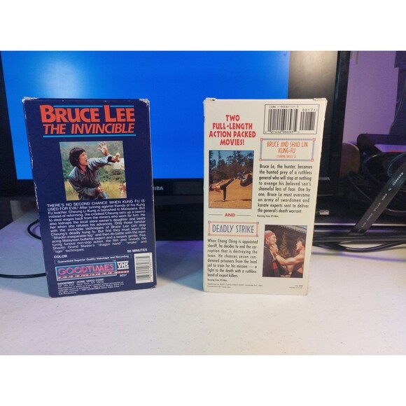 Brucesploitation Kung Fu Movie VHS Lot Of 3 - Starring Bruce Le & Bruce Li - Picture 2 of 6